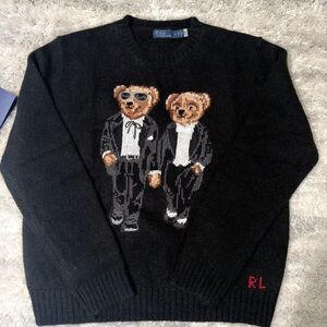 Polo Ralph Lauren The Ralph & Ricky Tuxedo Bear Sweater